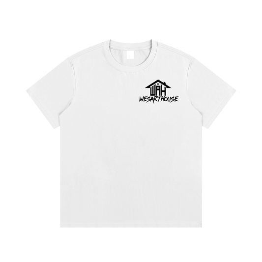 WAH WHITE ESSENTIAL COTTON TEE