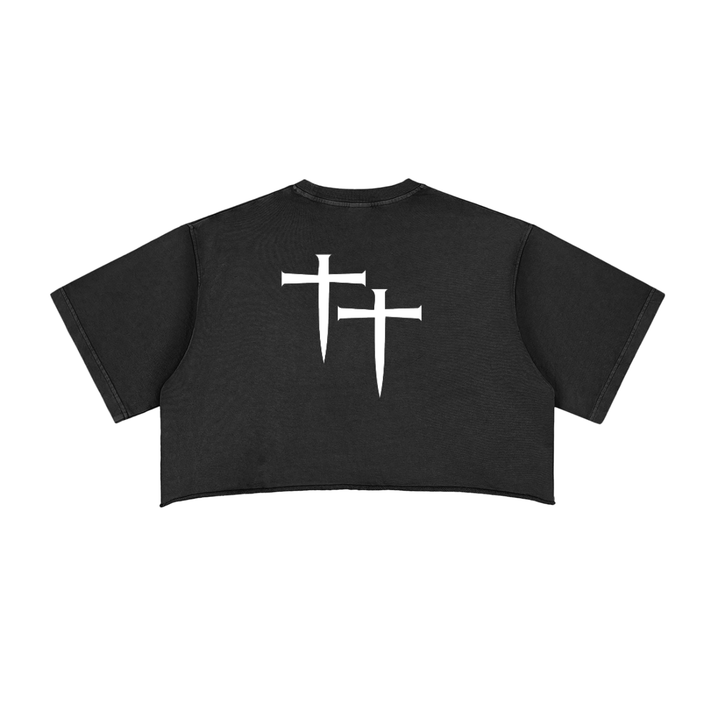WAH WMNS CROSS SNOW WASHED EAW EDGE CROP TOP