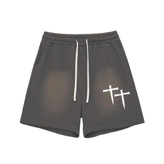 WAH SUN FADE RAW EDGE SHORTS
