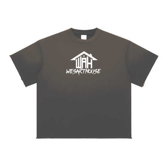 WAH SUN FADE RAW EDGE TEE