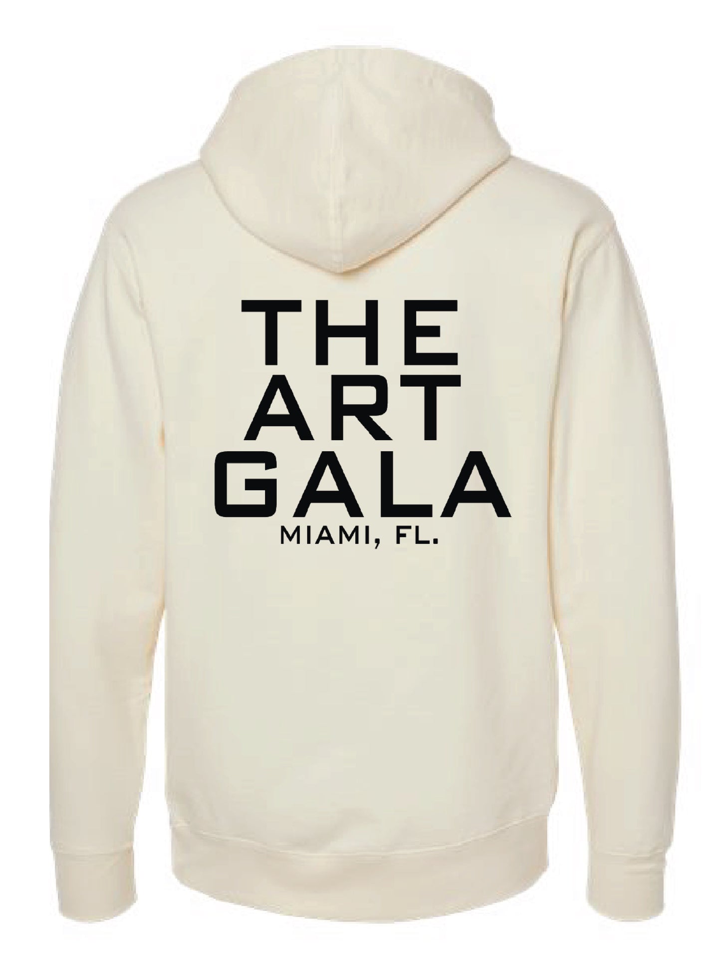 THE ART GALA MENS MIDWEIGHT HOODIE BONE