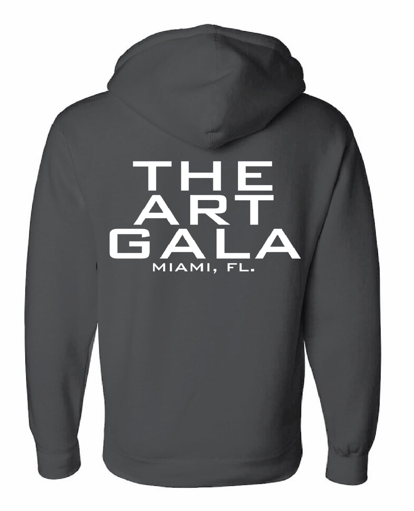 THE ART GALA MENS MIDWEIGHT HOODIE BLACK