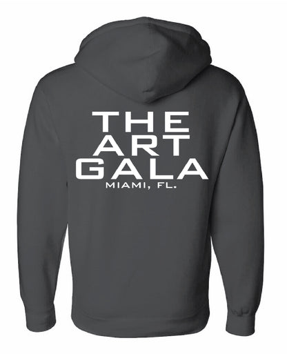 THE ART GALA MENS MIDWEIGHT HOODIE BLACK