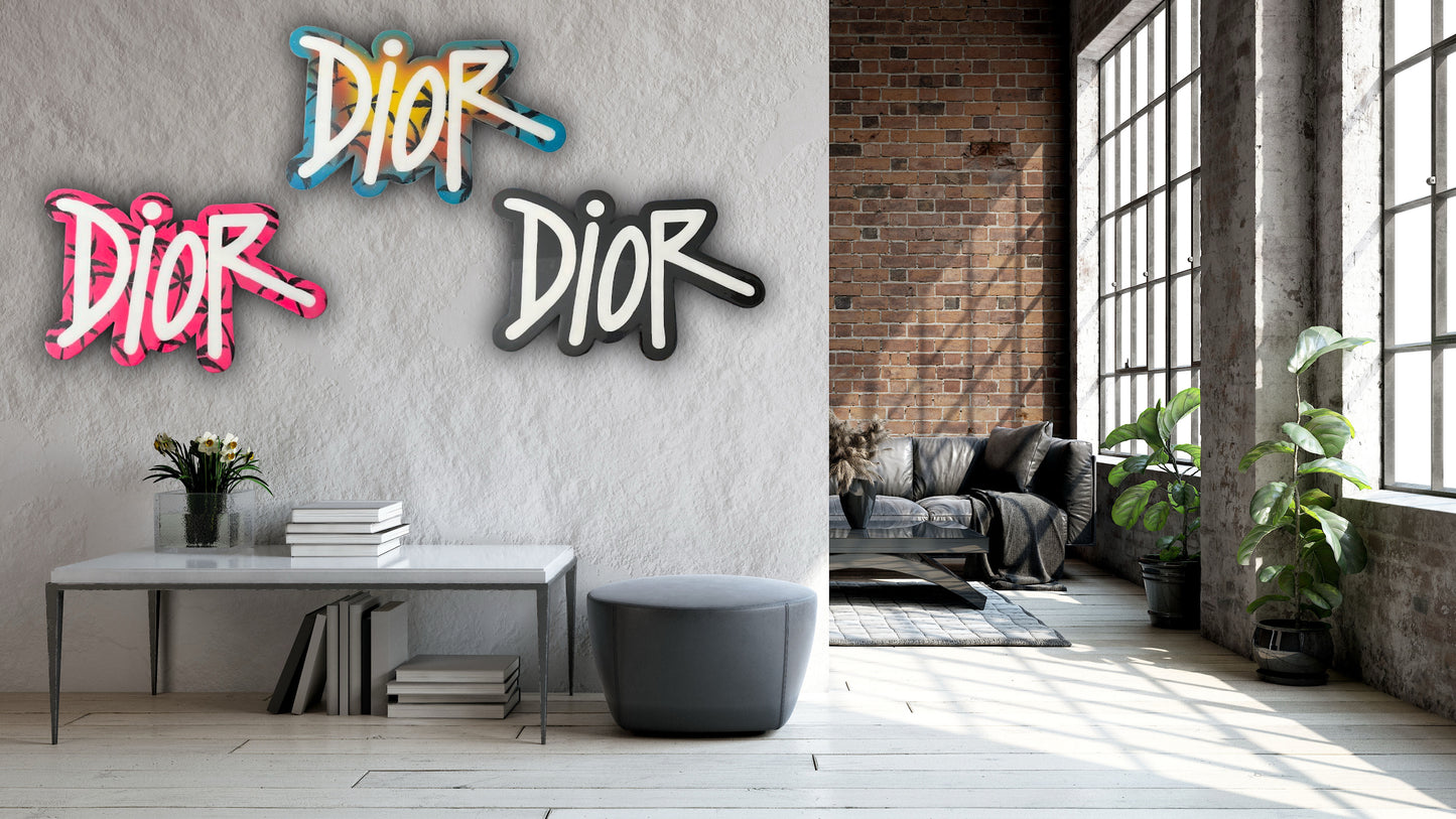 INSPIRED DIOR WALL ART DESIGN