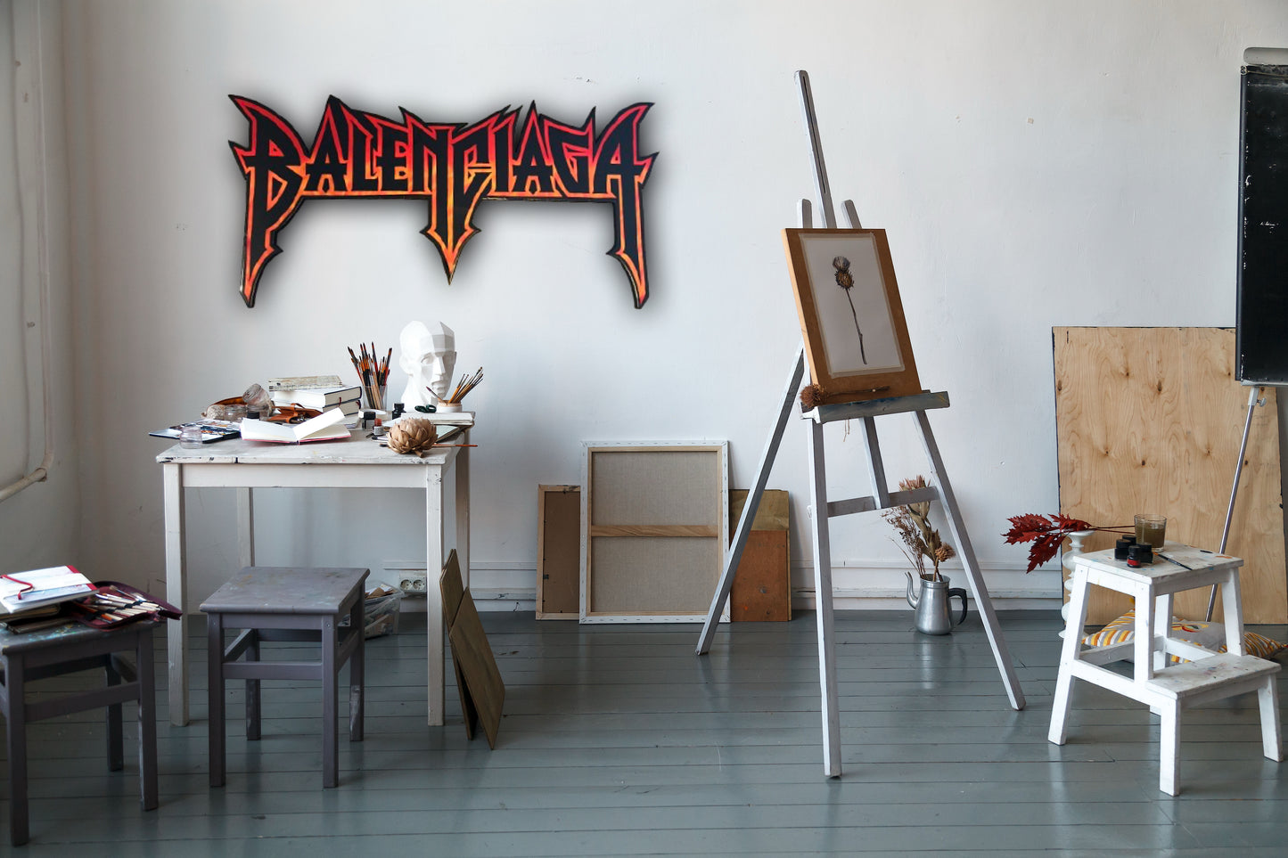 INSPIRED BALENCIAGA WALL ART