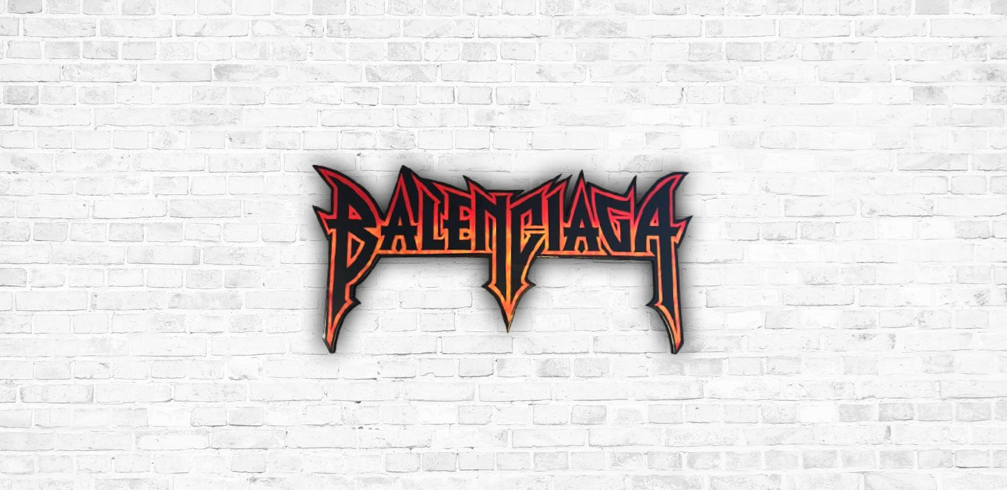 INSPIRED BALENCIAGA WALL ART