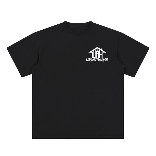 WAH BLACK ESSENTIAL COTTON TEE