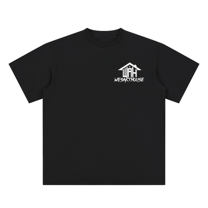 WAH BLACK ESSENTIAL COTTON TEE