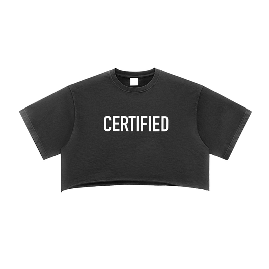 WAH WMNS CROSS SNOW WASHED EAW EDGE CROP TOP