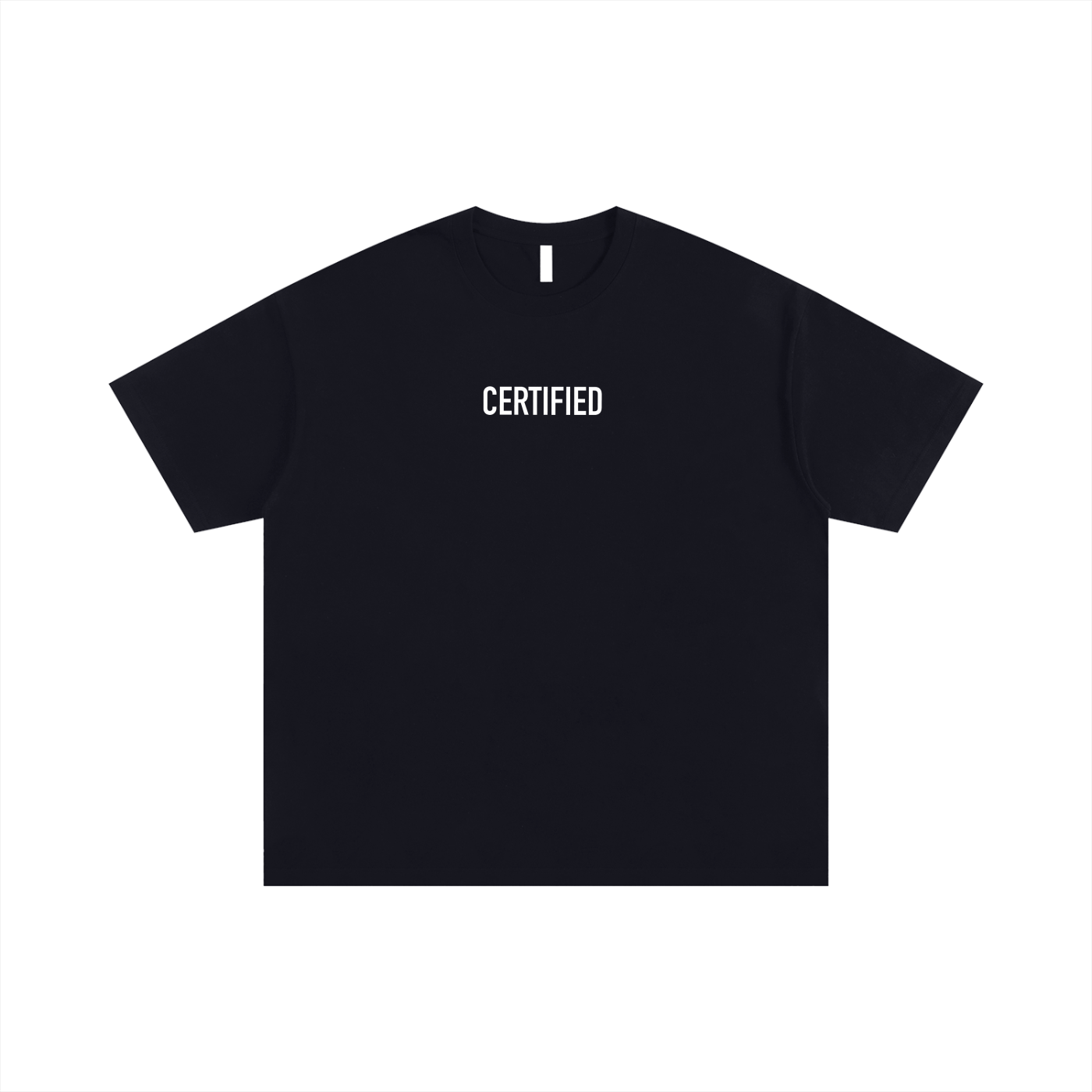 WAH CERTIFIED CROSS BLACK OVERSIZED TEE