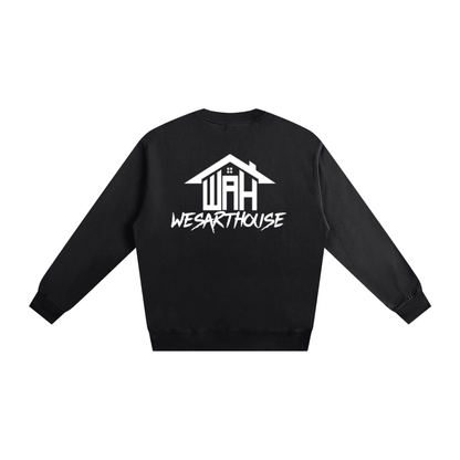 WAH BLACK HEAVYWEIGHT ESSENTIAL SWEATSHIRT